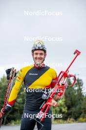 20.09.2024, Font-Romeu, France (FRA): Florent Claude (BEL) - Biathlon summer training, Font-Romeu (FRA). www.nordicfocus.com. © Authamayou/NordicFocus. Every downloaded picture is fee-liable.