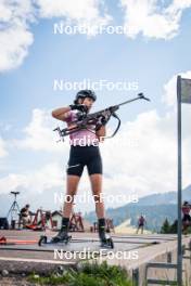 06.08.2024, Lavaze, Italy (ITA): Anna Juppe (AUT) - Biathlon summer training, Lavaze (ITA). www.nordicfocus.com. © Barbieri/NordicFocus. Every downloaded picture is fee-liable.