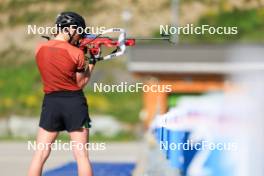 20.05.2024, Lenzerheide, Switzerland (SUI): Lydia Hiernickel (SUI) - Biathlon summer training, Lenzerheide (SUI). www.nordicfocus.com. © Manzoni/NordicFocus. Every downloaded picture is fee-liable.