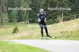 16.09.2024, Lenzerheide, Switzerland (SUI): Niklas Hartweg (SUI) - Biathlon summer training, Lenzerheide (SUI). www.nordicfocus.com. © Manzoni/NordicFocus. Every downloaded picture is fee-liable.