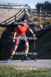 22.10.2024, Lavaze, Italy (ITA): Juni Arnekleiv (NOR) - Biathlon summer training, Lavaze (ITA). www.nordicfocus.com. © Vanzetta/NordicFocus. Every downloaded picture is fee-liable.