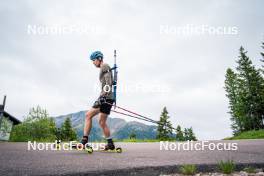 15.06.2024, Lavaze, Italy (ITA): Anton Ivarsson (SWE) - Biathlon summer training, Lavaze (ITA). www.nordicfocus.com. © Barbieri/NordicFocus. Every downloaded picture is fee-liable.