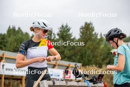 20.09.2024, Font-Romeu, France (FRA): Maya Cloetens (BEL) - Biathlon summer training, Font-Romeu (FRA). www.nordicfocus.com. © Authamayou/NordicFocus. Every downloaded picture is fee-liable.