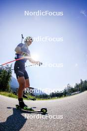 18.07.2024, Lenzerheide, Switzerland (SUI): Vaclav Cervenka (USA) - Biathlon summer training, Lenzerheide (SUI). www.nordicfocus.com. © Manzoni/NordicFocus. Every downloaded picture is fee-liable.