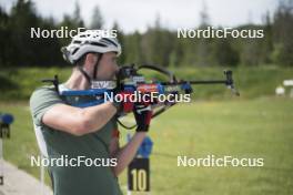 18.06.2024, Correncon-en-Vercors, France (FRA): Fabien Claude (FRA) - Biathlon summer training, Correncon-en-Vercors (FRA). www.nordicfocus.com. © Joly/NordicFocus. Every downloaded picture is fee-liable.