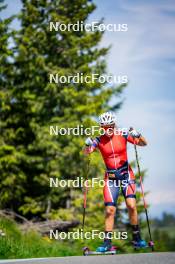 28.06.2024, Lavaze, Italy (ITA): Ingrid Landmark Tandrevold (NOR) - Biathlon summer training, Lavaze (ITA). www.nordicfocus.com. © Barbieri/NordicFocus. Every downloaded picture is fee-liable.