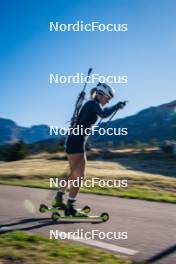 29.09.2024, Lavaze, Italy (ITA): Hannah Auchentaller (ITA) - Biathlon summer training, Lavaze (ITA). www.nordicfocus.com. © Barbieri/NordicFocus. Every downloaded picture is fee-liable.