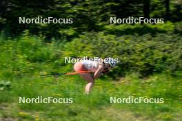 27.06.2024, Lavaze, Italy (ITA): Karoline Offigstad  Knotten (NOR) - Biathlon summer training, Lavaze (ITA). www.nordicfocus.com. © Barbieri/NordicFocus. Every downloaded picture is fee-liable.