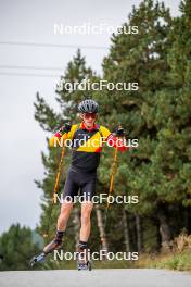 20.09.2024, Font-Romeu, France (FRA): Julien Petitjacques (BEL) - Biathlon summer training, Font-Romeu (FRA). www.nordicfocus.com. © Authamayou/NordicFocus. Every downloaded picture is fee-liable.