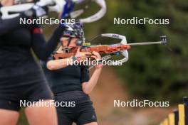 13.10.2024, Ramsau am Dachstein, Austria (AUT): Elisa Gasparin (SUI) - Biathlon summer training, Ramsau am Dachstein (AUT). www.nordicfocus.com. © Manzoni/NordicFocus. Every downloaded picture is fee-liable.