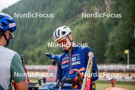 28.08.2024, Bessans, France (FRA): Eric Perrot - Biathlon summer training, Bessans (FRA). www.nordicfocus.com. © Authamayou/NordicFocus. Every downloaded picture is fee-liable.