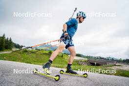 15.06.2024, Lavaze, Italy (ITA): Malte Stefansson (SWE) - Biathlon summer training, Lavaze (ITA). www.nordicfocus.com. © Barbieri/NordicFocus. Every downloaded picture is fee-liable.