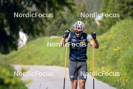 19.06.2024, Lavaze, Italy (ITA): Tommaso Giacomel (ITA) - Biathlon summer training, Lavaze (ITA). www.nordicfocus.com. © Vanzetta/NordicFocus. Every downloaded picture is fee-liable.