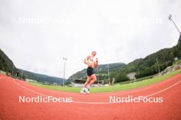 03.07.2024, Saint-Claude, France (FRA): Emilien Jacquelin (FRA) - Biathlon summer training, Premanon (FRA). www.nordicfocus.com. © Manzoni/NordicFocus. Every downloaded picture is fee-liable.