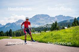 28.06.2024, Lavaze, Italy (ITA): Ingrid Landmark Tandrevold (NOR) - Biathlon summer training, Lavaze (ITA). www.nordicfocus.com. © Barbieri/NordicFocus. Every downloaded picture is fee-liable.