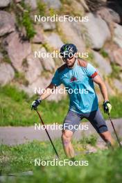 31.07.2024, Lavaze, Italy (ITA): Emilien Claude (FRA) - Biathlon summer training, Lavaze (ITA). www.nordicfocus.com. © Barbieri/NordicFocus. Every downloaded picture is fee-liable.