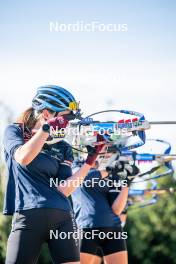 05.09.2024, Font-Romeu, France (FRA): Ella Halvarsson (SWE) - Biathlon summer training, Font-Romeu (FRA). www.nordicfocus.com. © Authamayou/NordicFocus. Every downloaded picture is fee-liable.