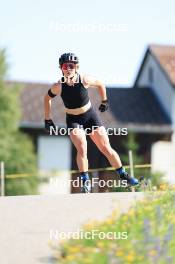 18.07.2024, Lenzerheide, Switzerland (SUI): Grace Castonguay (USA) - Biathlon summer training, Lenzerheide (SUI). www.nordicfocus.com. © Manzoni/NordicFocus. Every downloaded picture is fee-liable.