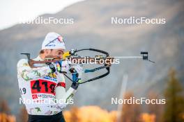 07.11.2024, Bessans, France (FRA): Antonin Guigonnat (FRA) - Biathlon summer training, Bessans (FRA). www.nordicfocus.com. © Authamayou/NordicFocus. Every downloaded picture is fee-liable.