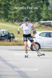 28.08.2024, Bessans, France (FRA): Oceane Michelon (FRA) - Biathlon summer training, Bessans (FRA). www.nordicfocus.com. © Authamayou/NordicFocus. Every downloaded picture is fee-liable.