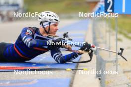 16.09.2024, Lenzerheide, Switzerland (SUI): Emilien Jacquelin (FRA) - Biathlon summer training, Lenzerheide (SUI). www.nordicfocus.com. © Manzoni/NordicFocus. Every downloaded picture is fee-liable.