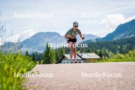 28.06.2024, Lavaze, Italy (ITA): Karoline Offigstad  Knotten (NOR) - Biathlon summer training, Lavaze (ITA). www.nordicfocus.com. © Barbieri/NordicFocus. Every downloaded picture is fee-liable.