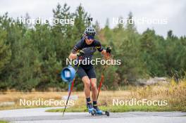 20.09.2024, Font-Romeu, France (FRA): Sam Parmantier (BEL) - Biathlon summer training, Font-Romeu (FRA). www.nordicfocus.com. © Authamayou/NordicFocus. Every downloaded picture is fee-liable.