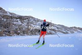 14.10.2024, Ramsau am Dachstein, Austria (AUT): Sandra Flunger (AUT) coach Team Switzerland - Biathlon summer training, Dachsteinglacier, Ramsau am Dachstein (AUT). www.nordicfocus.com. © Manzoni/NordicFocus. Every downloaded picture is fee-liable.