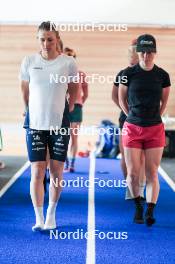 11.06.2024, Premanon, France (FRA): Justine Braisaz-Bouchet (FRA), Jeanne Richard (FRA), (l-r) - Biathlon summer training, Premanon (FRA). www.nordicfocus.com. © Manzoni/NordicFocus. Every downloaded picture is fee-liable.