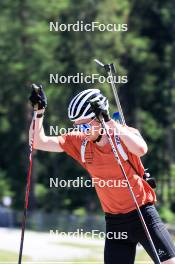 06.08.2024, Lenzerheide, Switzerland (SUI): Sebastian Stalder (SUI) - Biathlon summer training, Lenzerheide (SUI). www.nordicfocus.com. © Manzoni/NordicFocus. Every downloaded picture is fee-liable.