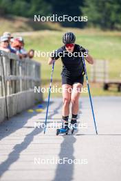 28.08.2024, Bessans, France (FRA): Sophie Chauveau (FRA) - Biathlon summer training, Bessans (FRA). www.nordicfocus.com. © Authamayou/NordicFocus. Every downloaded picture is fee-liable.