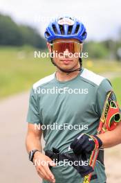 02.07.2024, Premanon, France (FRA): Oscar Lombardot (FRA) - Biathlon summer training, Premanon (FRA). www.nordicfocus.com. © Manzoni/NordicFocus. Every downloaded picture is fee-liable.