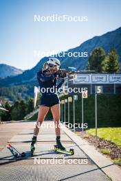 29.09.2024, Lavaze, Italy (ITA): Hannah Auchentaller (ITA) - Biathlon summer training, Lavaze (ITA). www.nordicfocus.com. © Barbieri/NordicFocus. Every downloaded picture is fee-liable.