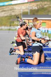 06.08.2024, Lenzerheide, Switzerland (SUI): Aita Gasparin (SUI) - Biathlon summer training, Lenzerheide (SUI). www.nordicfocus.com. © Manzoni/NordicFocus. Every downloaded picture is fee-liable.