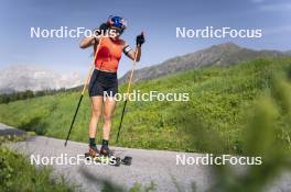 19.06.2024, Lavaze, Italy (ITA): Dorothea Wierer (ITA) - Biathlon summer training, Lavaze (ITA). www.nordicfocus.com. © Vanzetta/NordicFocus. Every downloaded picture is fee-liable.