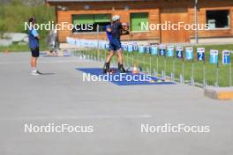 18.07.2024, Lenzerheide, Switzerland (SUI): Emil Bormetti (ITA), Coach Team USA, Bjorn Westervelt (USA), (l-r) - Biathlon summer training, Lenzerheide (SUI). www.nordicfocus.com. © Manzoni/NordicFocus. Every downloaded picture is fee-liable.