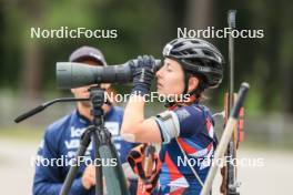 05.09.2024, Lenzerheide, Switzerland (SUI): Marthe Krakstad Johansen (NOR) - Biathlon summer training, Lenzerheide (SUI). www.nordicfocus.com. © Manzoni/NordicFocus. Every downloaded picture is fee-liable.