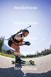 18.07.2024, Lenzerheide, Switzerland (SUI): Grace Castonguay (USA) - Biathlon summer training, Lenzerheide (SUI). www.nordicfocus.com. © Manzoni/NordicFocus. Every downloaded picture is fee-liable.