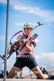 06.08.2024, Lavaze, Italy (ITA): Lisa Osl (AUT) - Biathlon summer training, Lavaze (ITA). www.nordicfocus.com. © Barbieri/NordicFocus. Every downloaded picture is fee-liable.