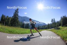 06.08.2024, Lenzerheide, Switzerland (SUI): Arnaud Du Pasquier (SUI) - Biathlon summer training, Lenzerheide (SUI). www.nordicfocus.com. © Manzoni/NordicFocus. Every downloaded picture is fee-liable.