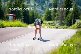 28.06.2024, Lavaze, Italy (ITA): Karoline Offigstad  Knotten (NOR) - Biathlon summer training, Lavaze (ITA). www.nordicfocus.com. © Barbieri/NordicFocus. Every downloaded picture is fee-liable.