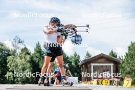 17.08.2024, Font-Romeu, France (FRA): Lou-Anne Dupont Ballet-Baz (FRA) - Biathlon summer training, Font-Romeu (FRA). www.nordicfocus.com. © Authamayou/NordicFocus. Every downloaded picture is fee-liable.