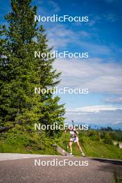 27.06.2024, Lavaze, Italy (ITA): Ida Lien (NOR) - Biathlon summer training, Lavaze (ITA). www.nordicfocus.com. © Barbieri/NordicFocus. Every downloaded picture is fee-liable.