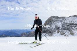 14.10.2024, Ramsau am Dachstein, Austria (AUT): Lou Jeanmonnot (FRA) - Biathlon summer training, Dachsteinglacier, Ramsau am Dachstein (AUT). www.nordicfocus.com. © Manzoni/NordicFocus. Every downloaded picture is fee-liable.