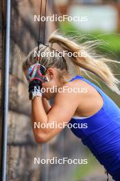 05.09.2024, Lenzerheide, Switzerland (SUI): Ingrid Landmark Tandrevold (NOR) - Biathlon summer training, Lenzerheide (SUI). www.nordicfocus.com. © Manzoni/NordicFocus. Every downloaded picture is fee-liable.