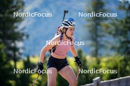 28.06.2024, Lavaze, Italy (ITA): Ida Lien (NOR) - Biathlon summer training, Lavaze (ITA). www.nordicfocus.com. © Barbieri/NordicFocus. Every downloaded picture is fee-liable.