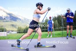 15.07.2024, Lenzerheide, Switzerland (SUI): Grace Castonguay (USA) - Biathlon summer training, Lenzerheide (SUI). www.nordicfocus.com. © Manzoni/NordicFocus. Every downloaded picture is fee-liable.