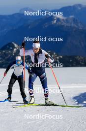 14.10.2024, Ramsau am Dachstein, Austria (AUT): Oceane Michelon (FRA) - Biathlon summer training, Dachsteinglacier, Ramsau am Dachstein (AUT). www.nordicfocus.com. © Manzoni/NordicFocus. Every downloaded picture is fee-liable.