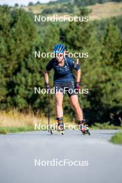 05.09.2024, Font-Romeu, France (FRA): Ella Halvarsson (SWE) - Biathlon summer training, Font-Romeu (FRA). www.nordicfocus.com. © Authamayou/NordicFocus. Every downloaded picture is fee-liable.