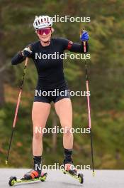 13.10.2024, Ramsau am Dachstein, Austria (AUT): Amy Baserga (SUI) - Biathlon summer training, Ramsau am Dachstein (AUT). www.nordicfocus.com. © Manzoni/NordicFocus. Every downloaded picture is fee-liable.